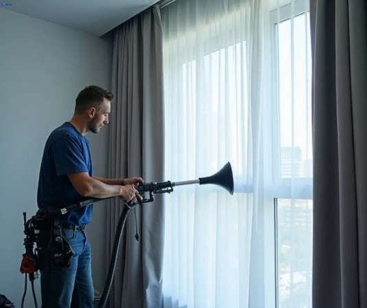 Professional commercial curtain cleaning process equipment Matty Curtain Cleaning bundoora-vic