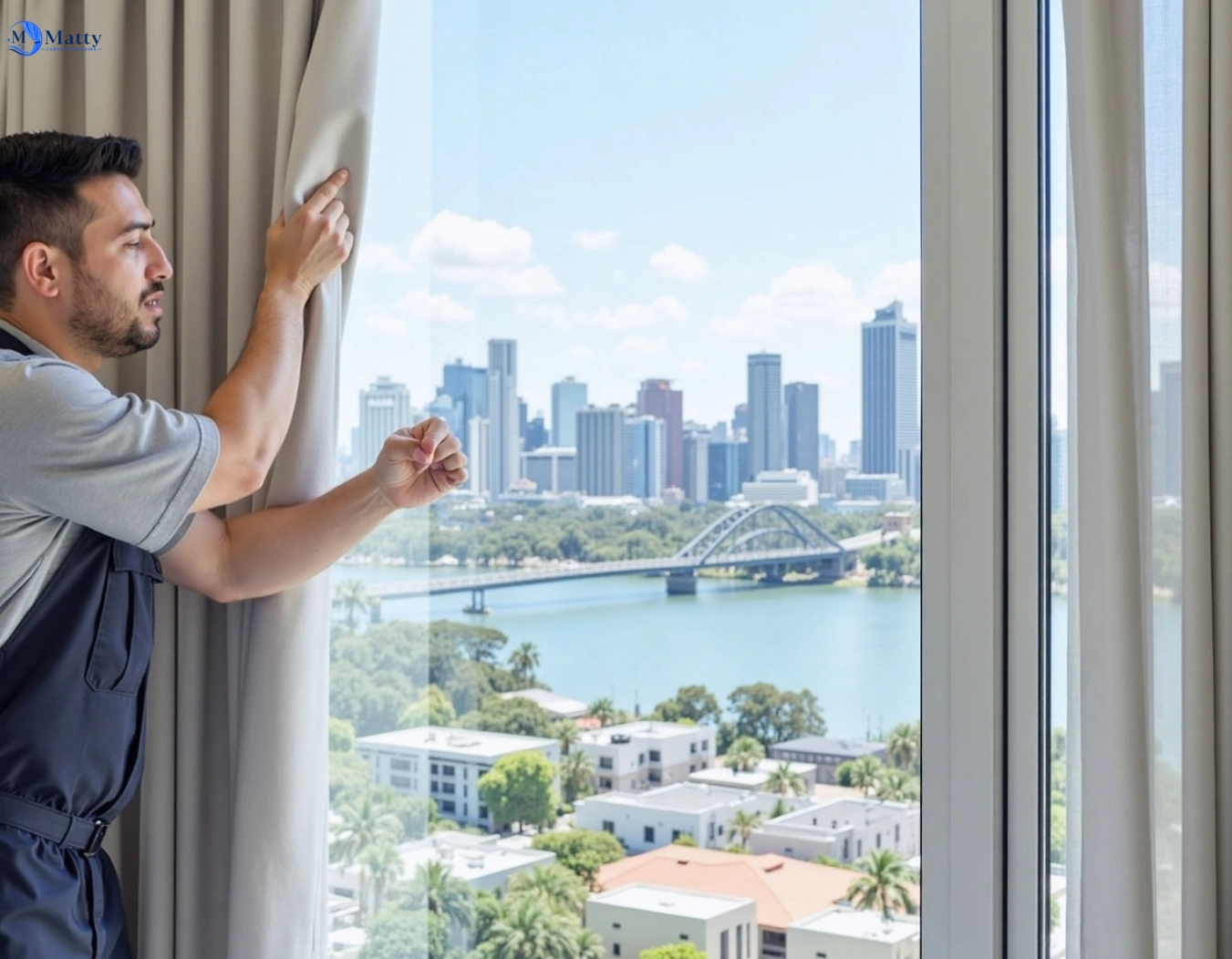 Professional curtain steam cleaning service bundoora-vic QLD by Matty Curtain Cleaning